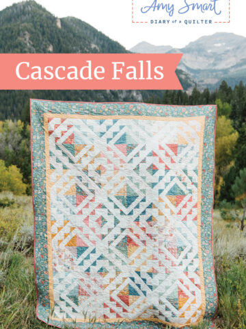 Cascade Falls Quilt Pattern - Fat Quarter friendly - by Amy Smart