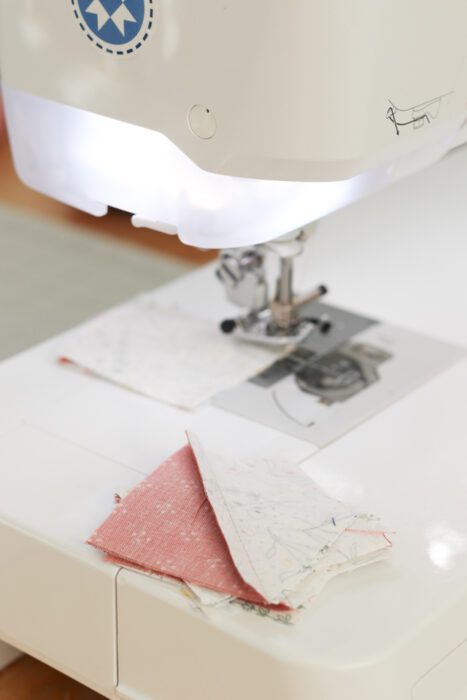 Tips for efficient Chain Piecing with your sewing machine