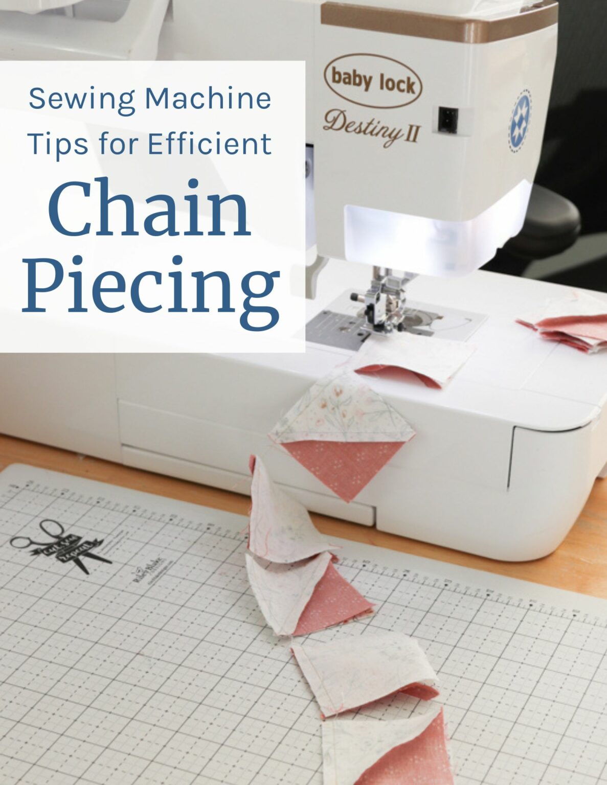 What is Chain Piecing? Diary of a Quilter a quilt blog