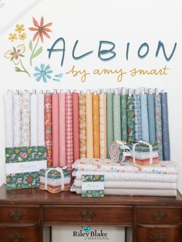 Albion Fabric collection by Amy Smart for Riley Blake Designs.