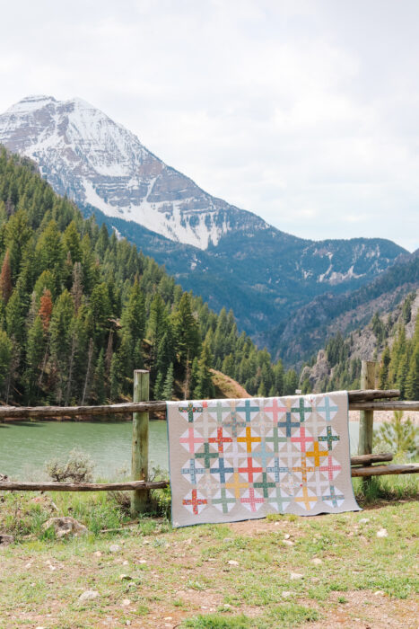 Hopscotch Quilt pattern by Amy Smart featuring the Albion fabric collection