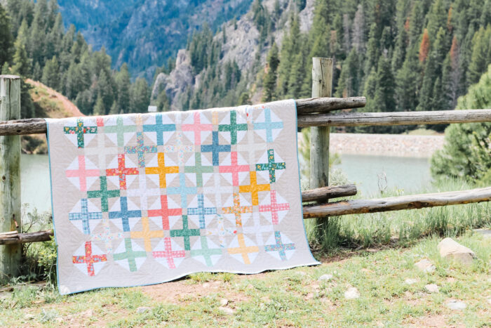 Hopscotch Quilt pattern by Amy Smart featuring the Albion fabric collection