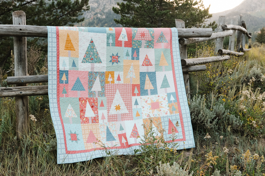 Pine Hollow Patchwork Forest Quilt Albion Version Diary of a