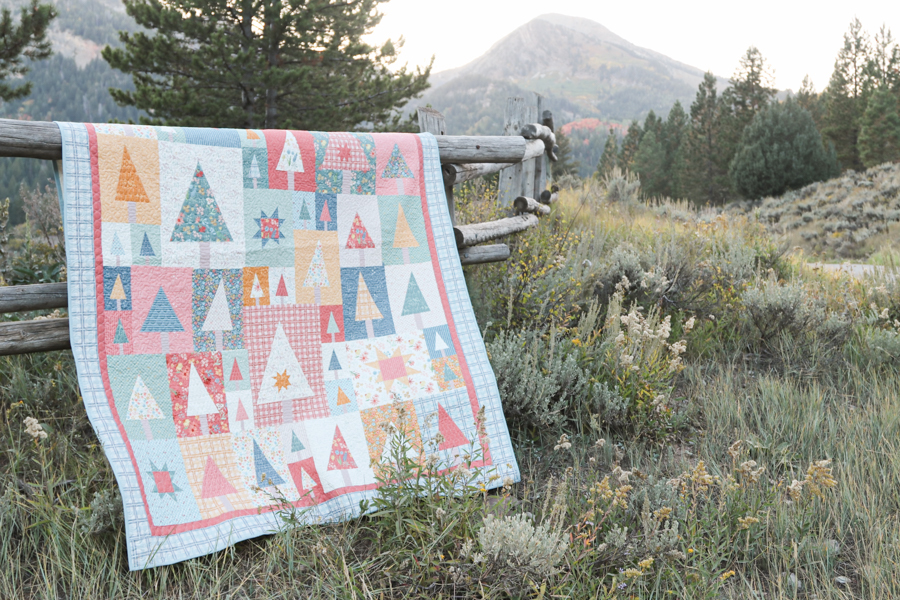 Pine Hollow Patchwork Forest Quilt Albion Version Diary of a