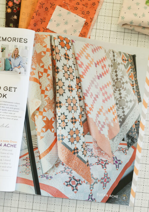 Halloween inspired quilt patterns from Susan Ache