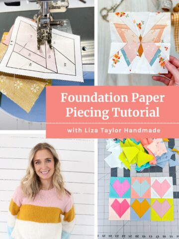 How to Foundation Paper Piece a Quilt Block