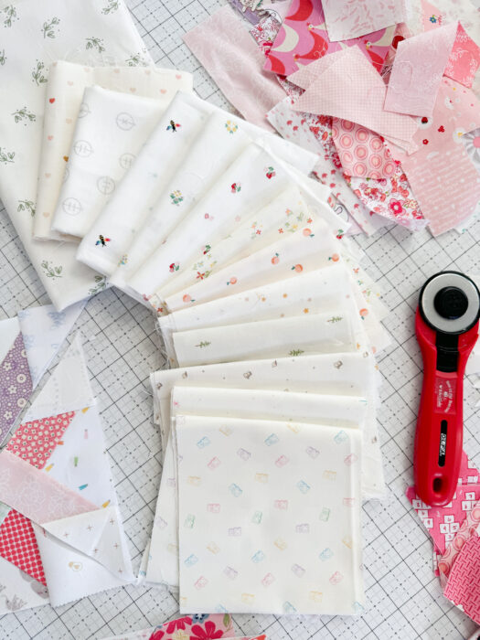 Hush Hush 4 collection - low volume prints from Riley Blake Designs.