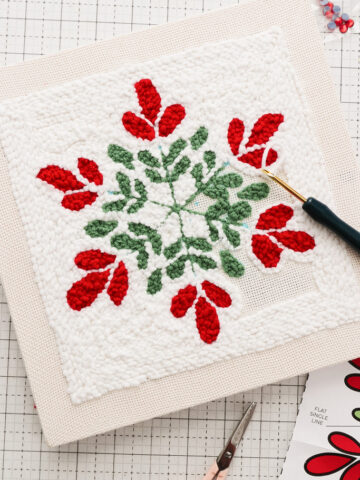 Introduction to Punch Needle Crafting and Embroidery using a kit from Kimberbell