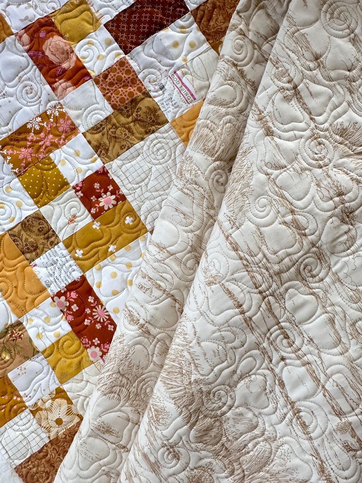 Machine quilting by Susan Smith of Stitched by Susan