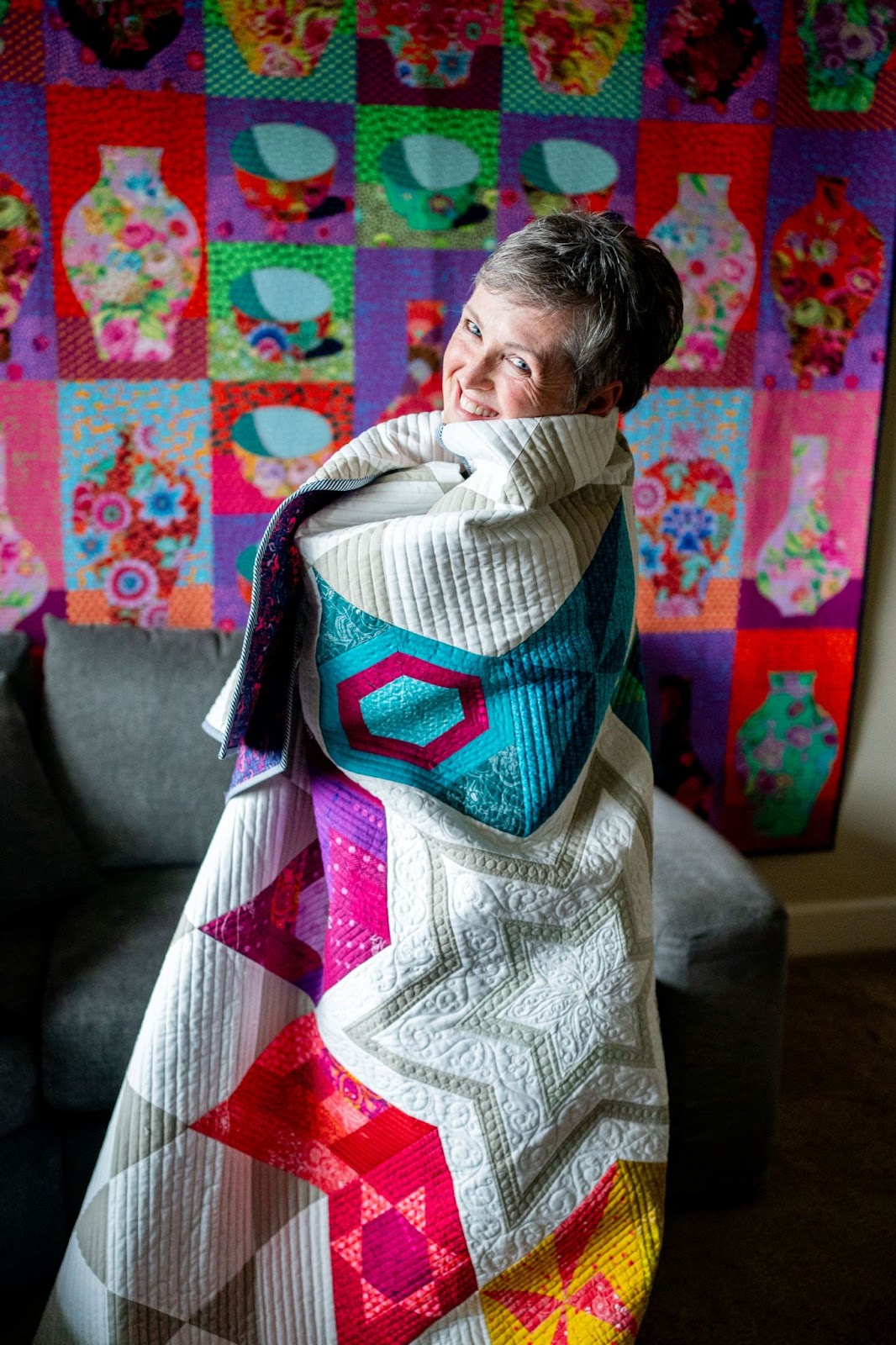 Tips for working with a Longarm Quilter from master quilter, Susan Smith of Stitched by Susan