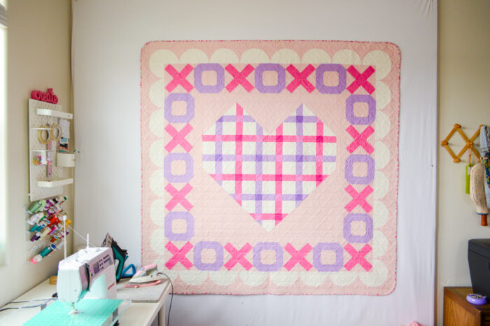 Flirty Gertie Valentines Quilt Pattern by Sydney Nordgren