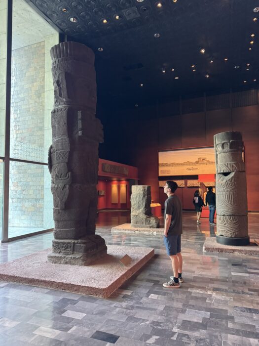 Toltec Sculptures,museum of Anthropology, Mexico City