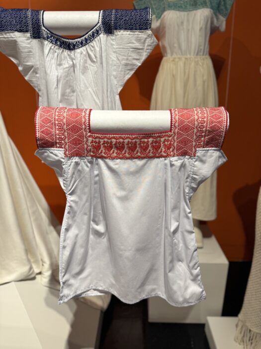 Handcrafted embroidered women's clothing Museo de Arte Popular (Folk Art Museum) Mexico City