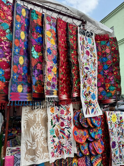 Handcrafted goods at Mercado Coyoacan, Mexico City