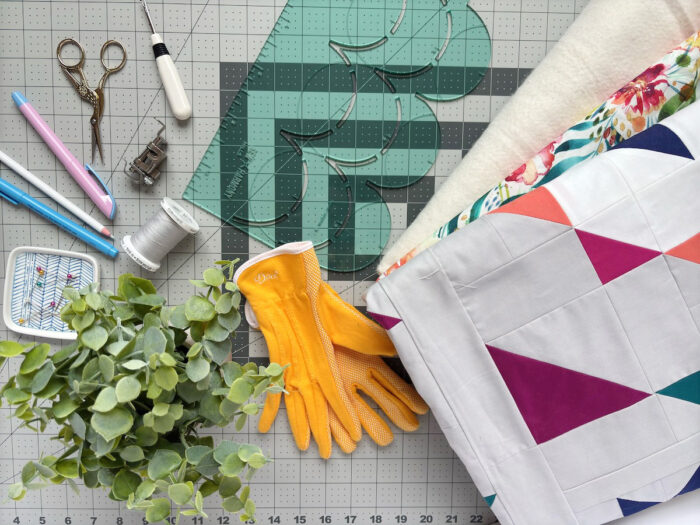 Tips for quilting on your home machine using acrylic design templates