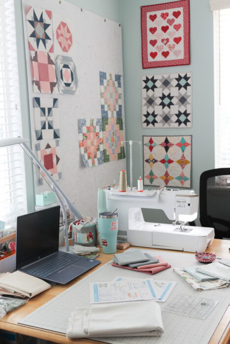 What's on my Sewing Table by Amy Smart - March 2025
