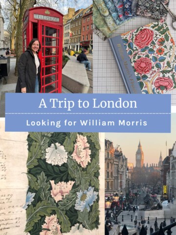Finding William Morris, iconic surface designer in London