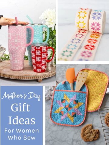 Gift ideas to make or buy for mom's who love to quilt