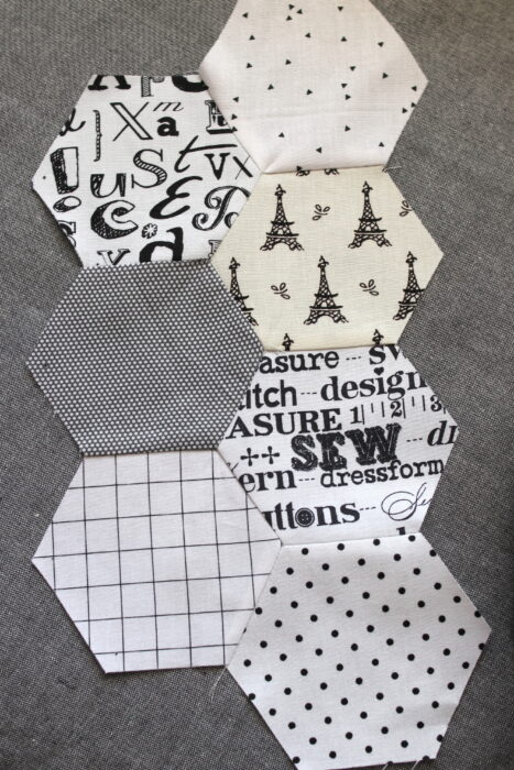 How to piece Hexagon quilt blocks with a sewing machine
