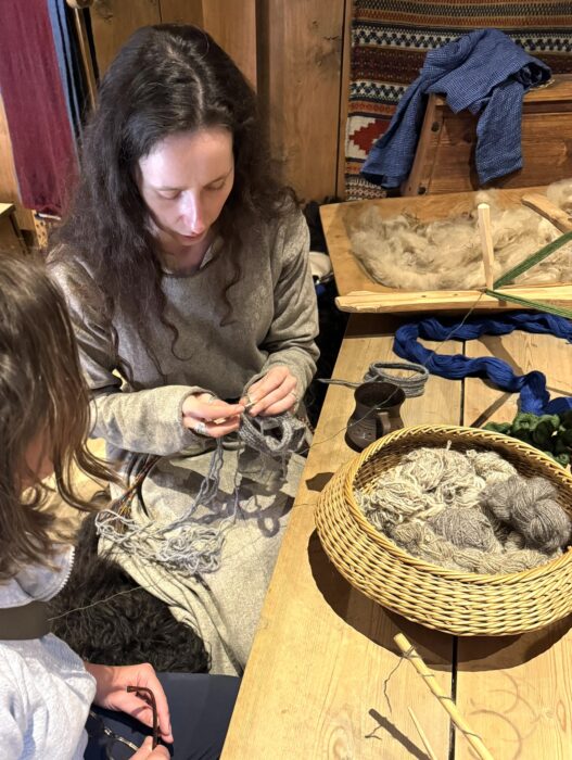 Nalbinding a Stone Age looping technique with yarn