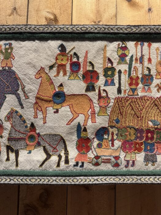 Viking age embroidery recreation