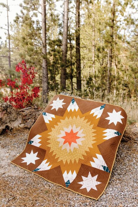 Modern Lone Star quilt patterns by Lindlee