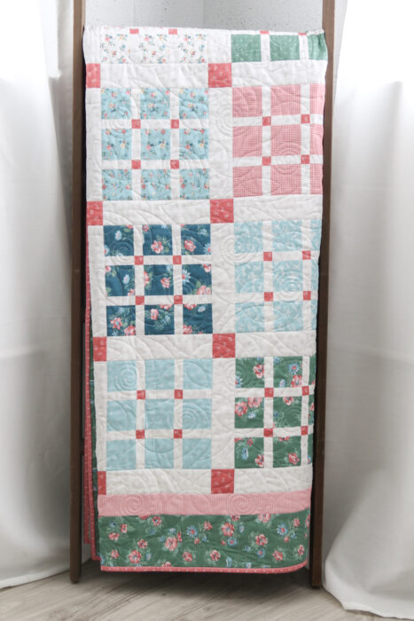 Prep School Picnic quilt pattern by Amy Smart featuring Mary Catherine fabric from Riley Blake