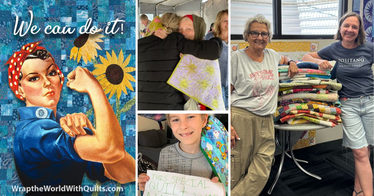 Meet Wrap the World With Quilts - Diary of a Quilter - a quilt blog