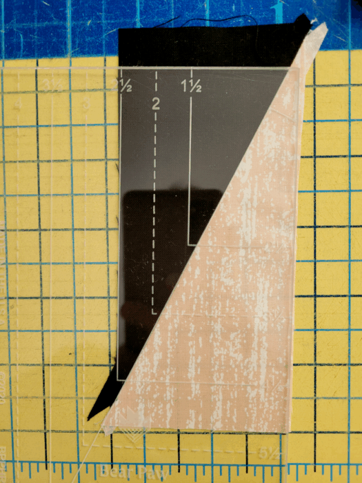 Half Rectangle Triangle Trimming Template Guide