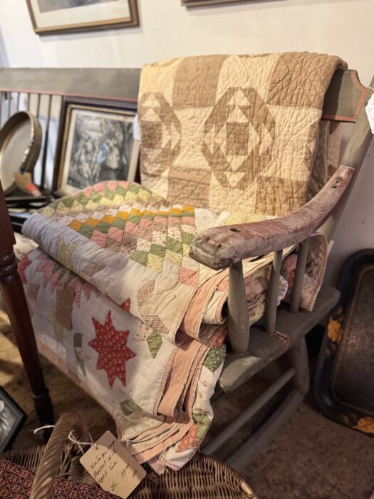 Antique quilts found in a New England antique mall