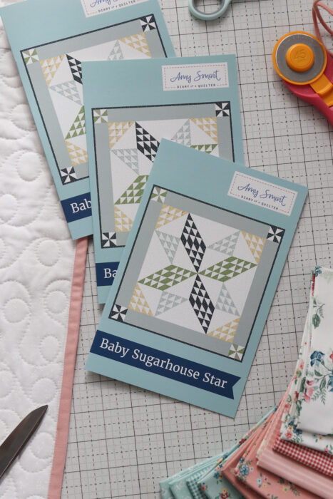 Sugarhouse Stat Baby Quilt Pattern by Amy Smart available in printed or PDF versions