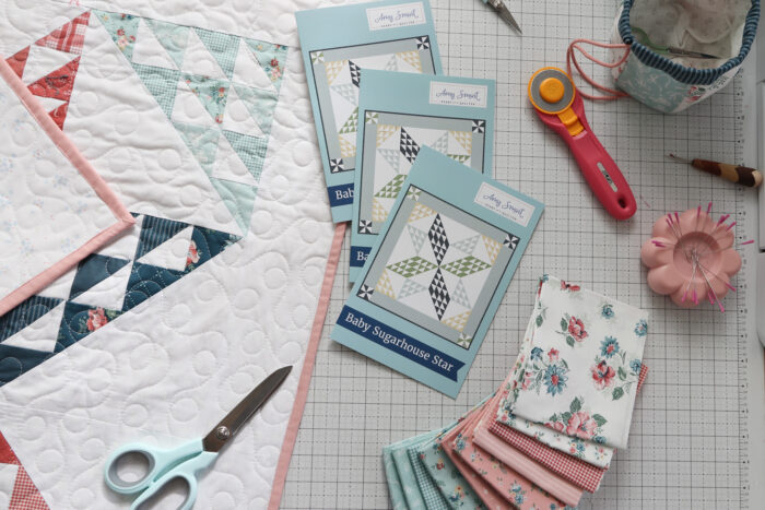 Sugarhouse Stat Baby Quilt Pattern by Amy Smart available in printed or PDF versions