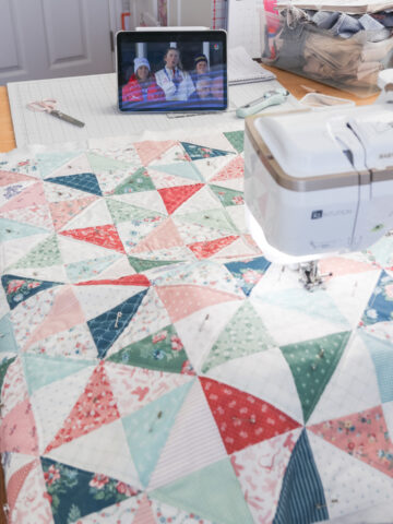 HST Quilting and watching the Olympics