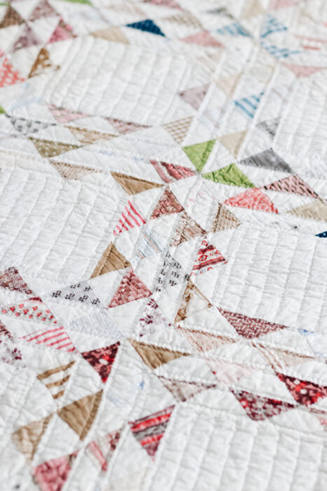 Antique Ocean Waves quilt introduction to history, quilt dating, and how to make a contemporary version of this quilt