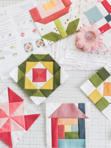 Get the Free Quilt Block Patterns from the Sewcialites Sew along
