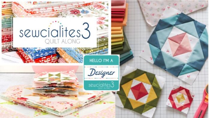 Amy Smart - Designer for the Sewcialites 3 free quilt along