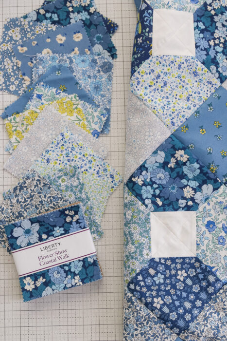 Liberty blues coastal walk quilt