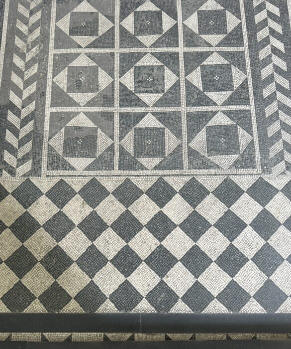 Ancient Roman mosaic Floor from Herculaneum