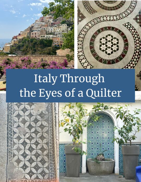 Tips for finding quilt inspiration in historic southern Italy